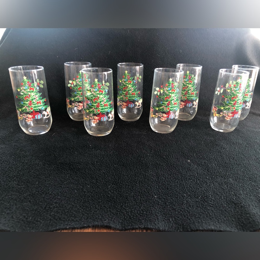 Christmas Tree Glass Tumblers by Luminarc